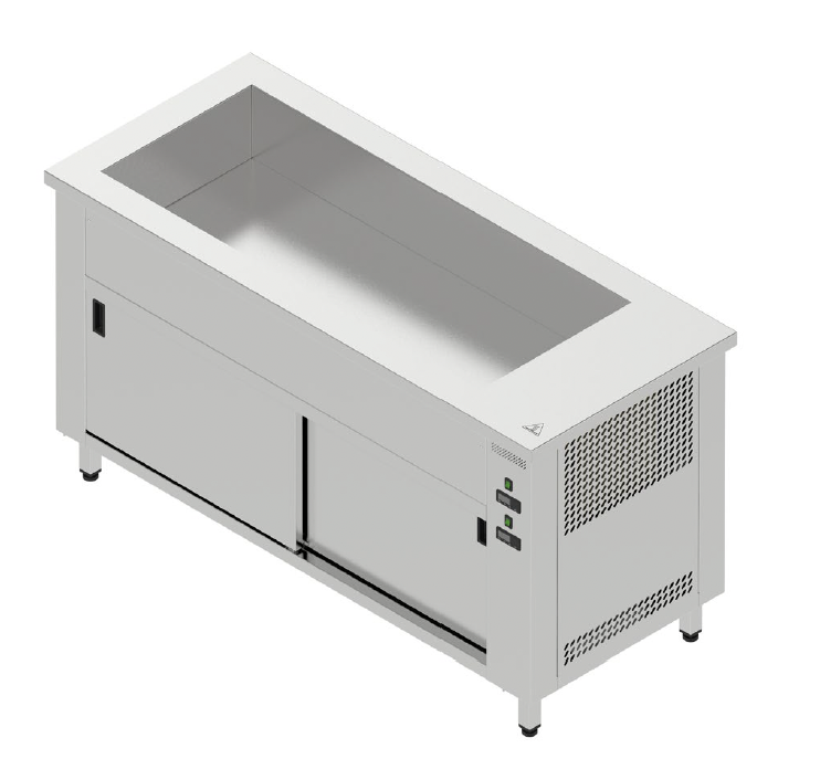 Ohrevná skriňa s ohrevnou vaňou