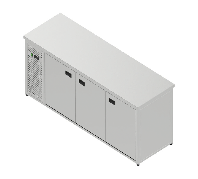 Chladiaci stôl nápojový - 3 dvere