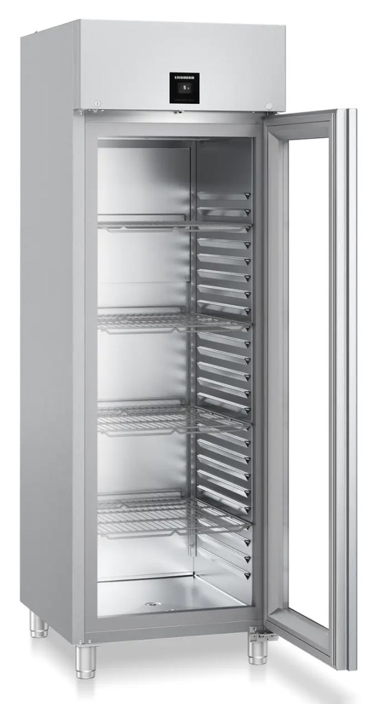 Chladiaca skriňa Perfection GN 2/1, nerez, ventilované chladenie, presklené dvere, 625 l