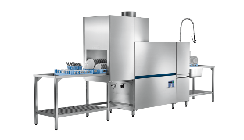 Tunelová košová umývačka riadu - 120 košov/hod