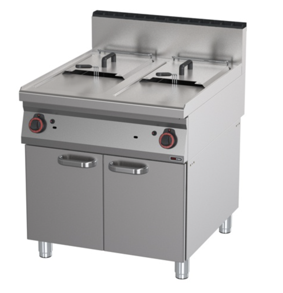 Fritéza plyn 2x17 l, 800/900