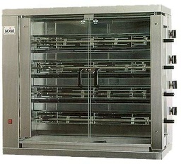 [MCM-4EG] GRIL NA KURČATÁ PLYNOVÝ, 4 IHLY