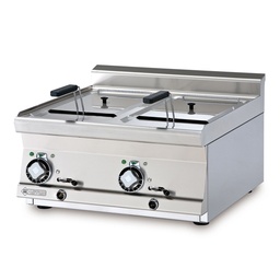 [F2/10T-66ET] Fritéza elektrická 2x10L