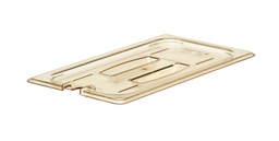 [30HPCHN150] Veko s rukoväťou a výrezom na gastronádobu H-PAN 1/3, 17,6x32,5 cm, jantár