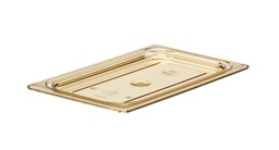 [40HPC150] Hladké veko na gastronádobu H-PAN 1/4, 16,2x26,5 cm, jantár