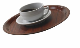 Laminátová protišmyková tácka MYKONOS 21 x 29 cm, ovál