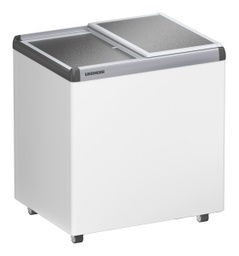 [EFE 2200] Predajná truhlicová mraznička so statickým chladením, 186 l, biela, hliníkový posuvný kryt
