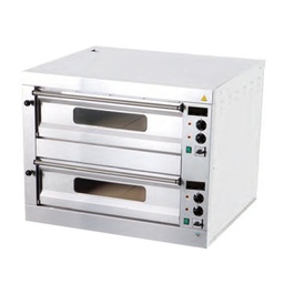 [P-18] Pec na pizzu 2x9, celošamot., digit. teplomer