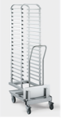 [922753] Zavážací vozík s integrovanou klietkou, 20 x GN 1/1 - rozteč 63 mm