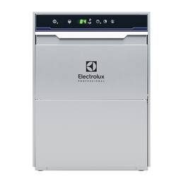 [402210] Umývačka skla "S" Short, dvojplášťová, elektronické ovládanie, studený oplach, zmäkčovač, odpad. čerpadlo, 30 košov/h