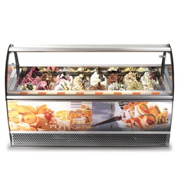 [MILENNIUM LX-12] Vitrína zmrzlinová 12 x GN