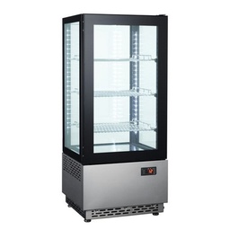 [RTL-78/B] Vitrína chladiaca pultová 78 l, čierna/nerez
