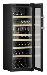 [WFbli 5041] Vinotéka, 1 zóna, 386 l, čierna, smart