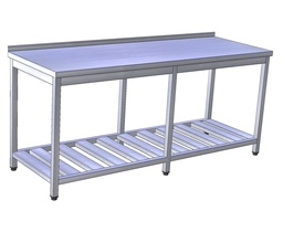 Pracovný veľký stôl s roštom