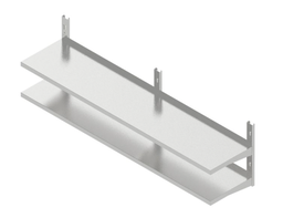 Nástenná dvojpolica