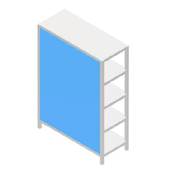 [KRZ-001] Krytovanie regála - zadná strana