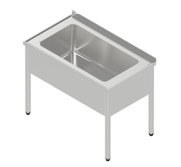 [USV-200] Umývací stôl - lisovaná jednovaňa