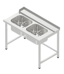 Vstupný stôl umývací dvojdrez