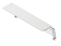 Hygienický zákryt lomený - vrch nerez