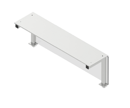 Hygienický zákryt hranatý - vrch nerez