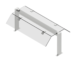 Hygienický zákryt obojstranný - vrch sklo