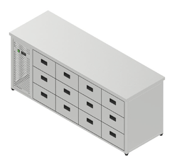 [PGS-120_2100x700x900] Chladiaci stôl pre GN - 12 zásuviek